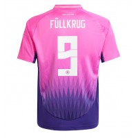 Camiseta Alemania Niclas Fullkrug #9 Segunda Equipación Replica Eurocopa 2024 mangas cortas